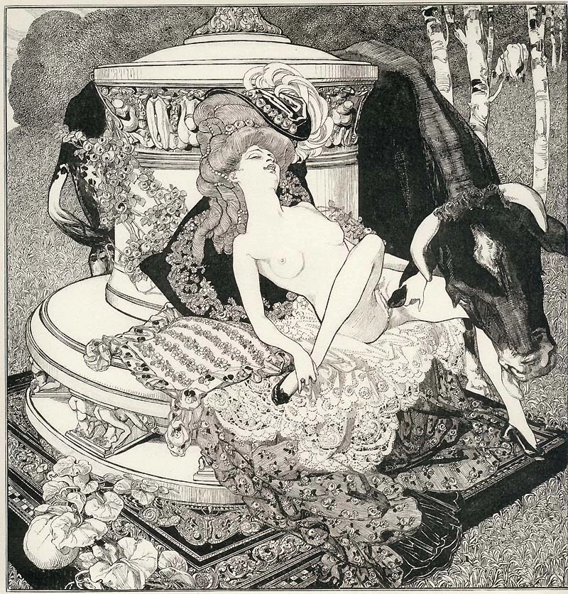 Franz von Bayros-8-Racconti alla toeletta 5